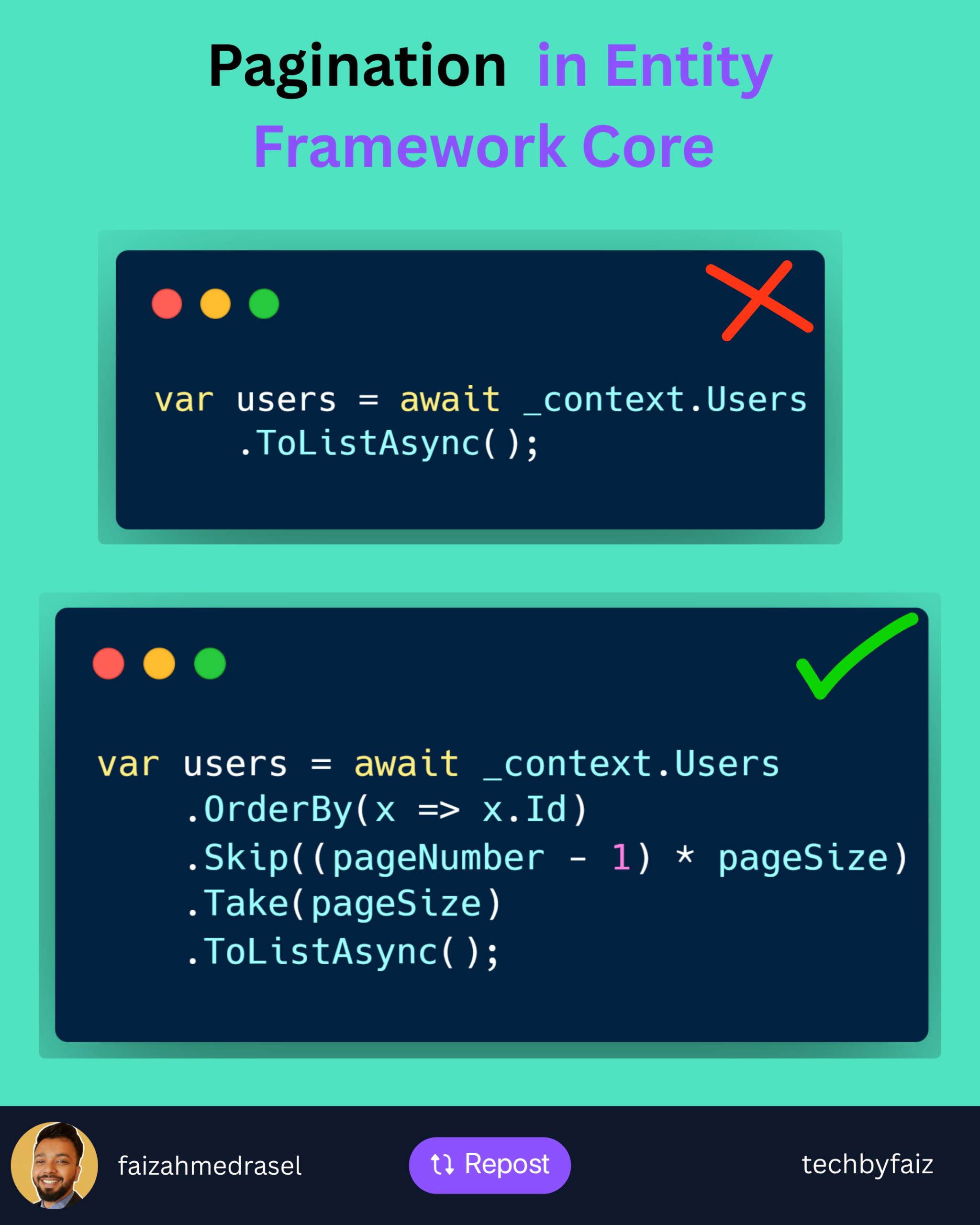 EF Core Pagination: The Right Way to Handle Large Data Sets