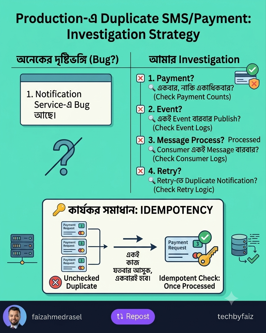 Payment করার পর User-এর কাছে একাধিক Notification চলে গেল! আসল সমস্যা কোথায়?