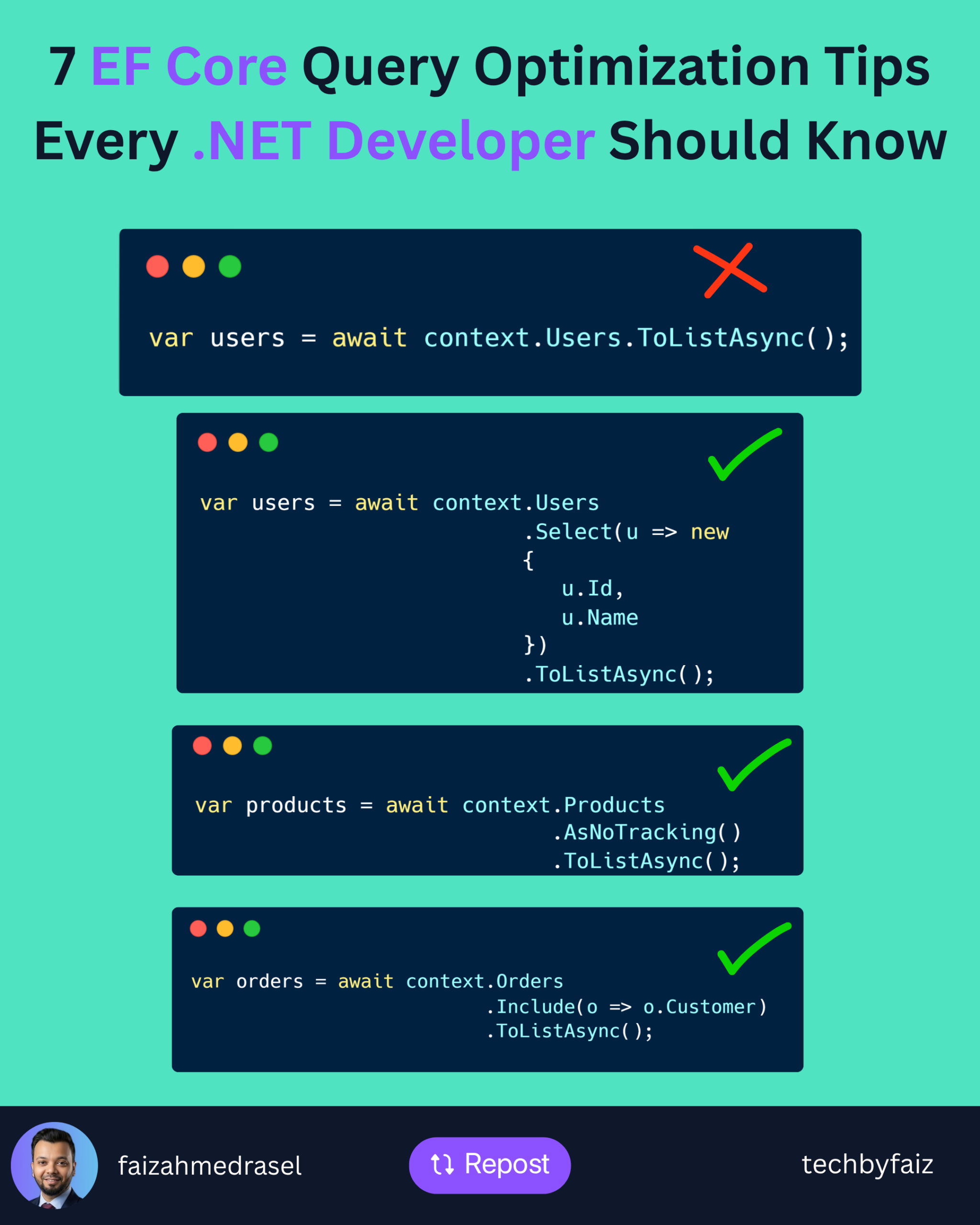 7 EF Core Query Optimization Tips Every .NET Developer Should Know