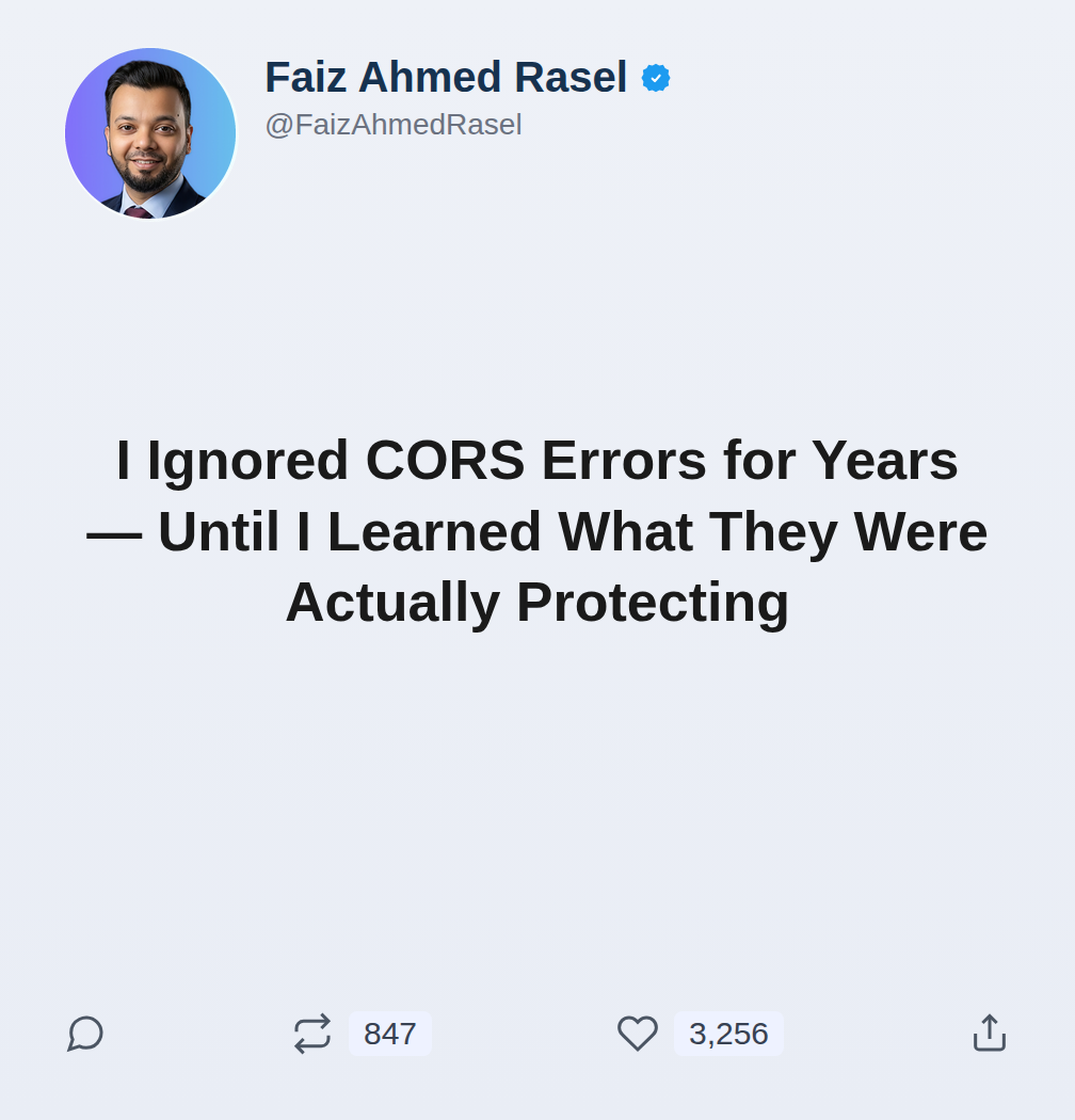 CORS in ASP.NET Core: It’s More Than Just Fixing a Browser Error
